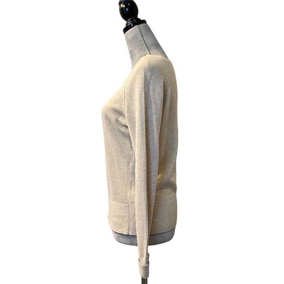 Banana Republic Women's Sweater Wool-Cashmere Blend Pullover Earthy S Crewneck - Picture 3 of 8